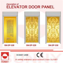 Etching painel da porta do aço inoxidável para a decoração da cabine do elevador (SN-DP-328)